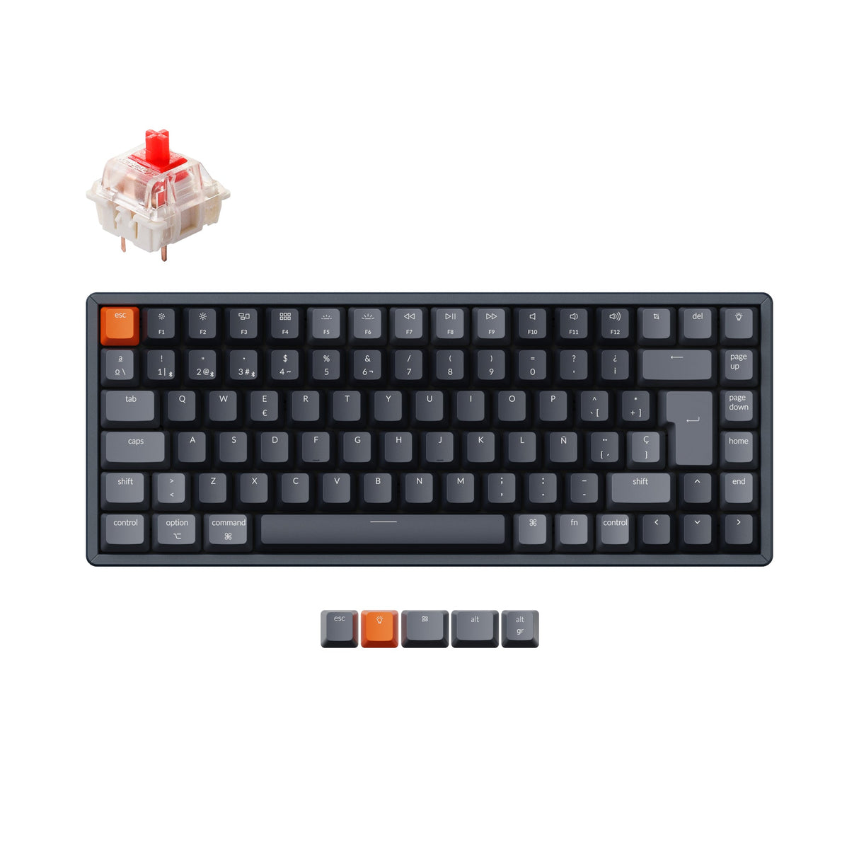 Teclado Mecánico Inalámbrico Keychron K2 (Distribución ISO-ES Española) - Versión 2