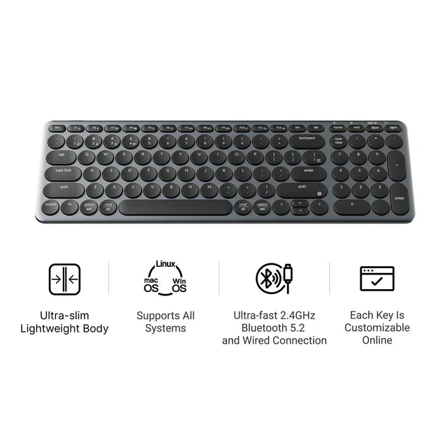 Keychron B4 Pro Ultra Slim Wireless Keyboard