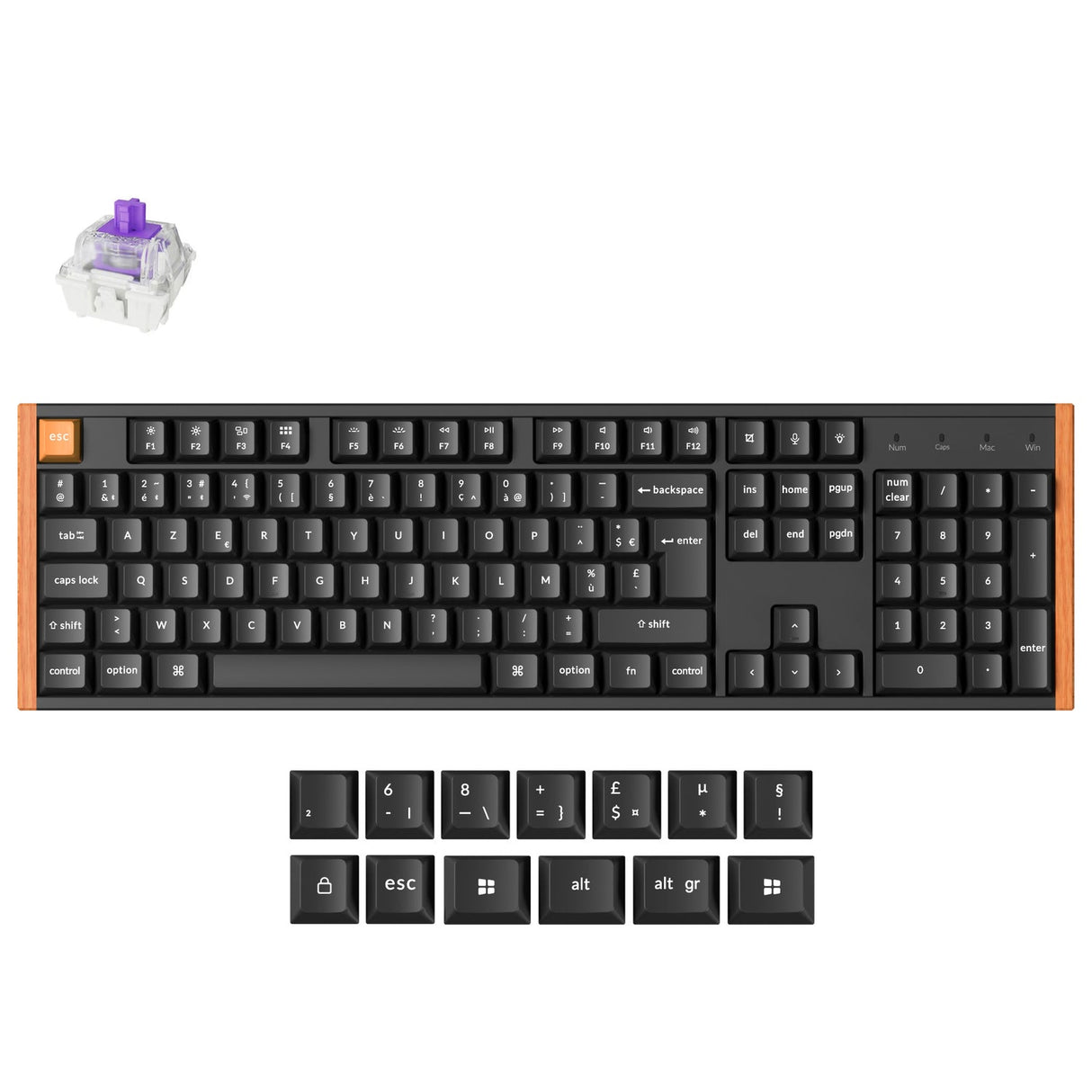 Keychron K10 HE Wireless Magnetic Switch Custom Keyboard ISO Layout Collection