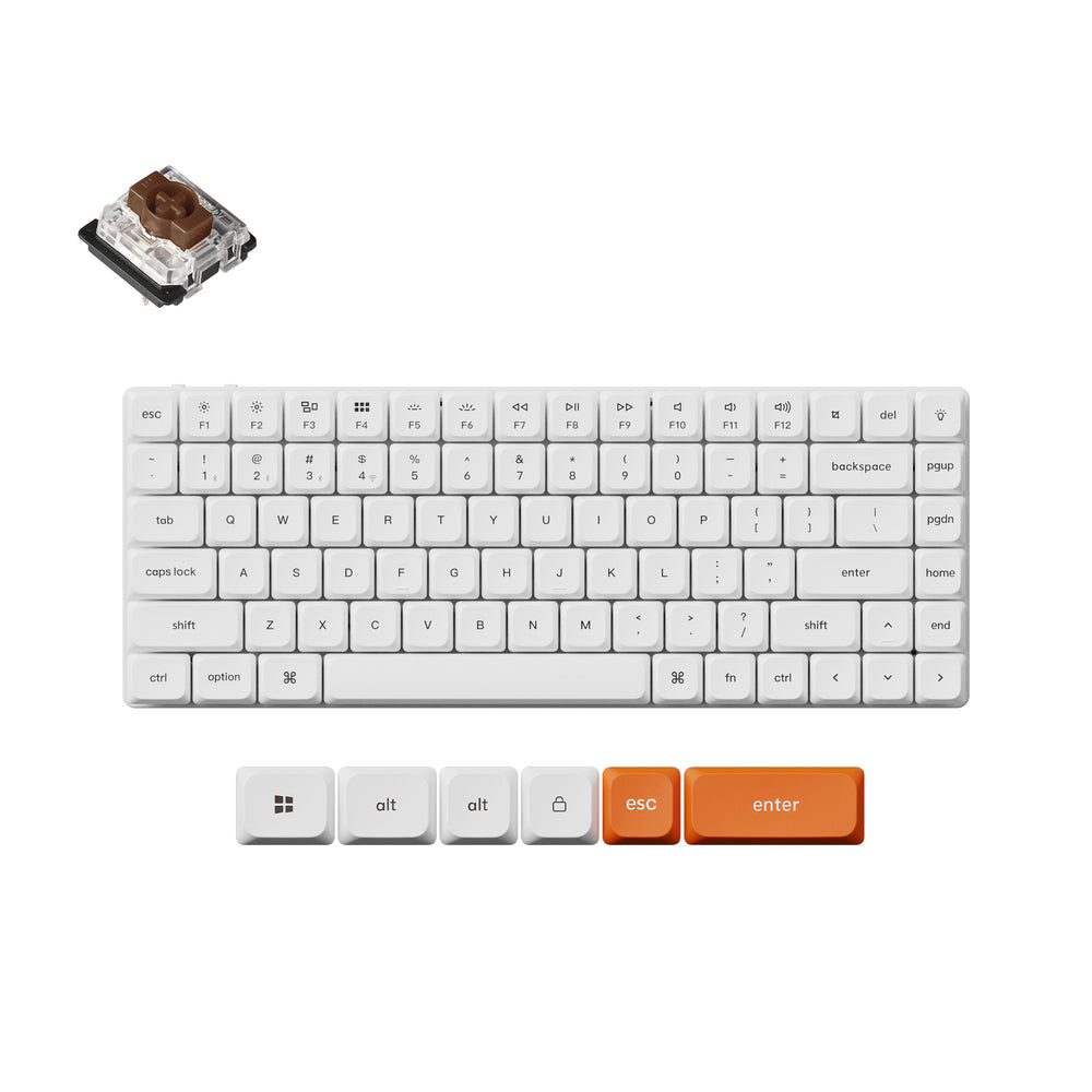 Teclado Mecánico Personalizado Inalámbrico Keychron K3 Max QMK/VIA (Teclado US ANSI)