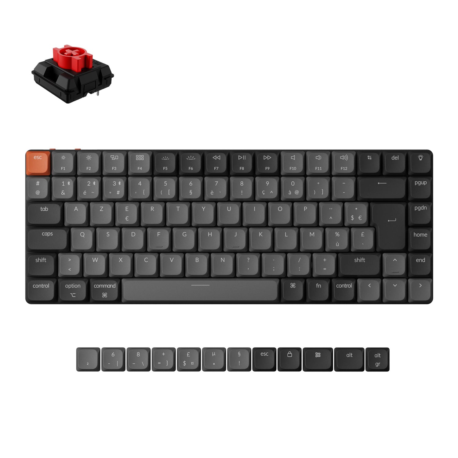 Keychron K3 QMK Wireless Mechanical Keyboard (ISO Layout) - Version 3