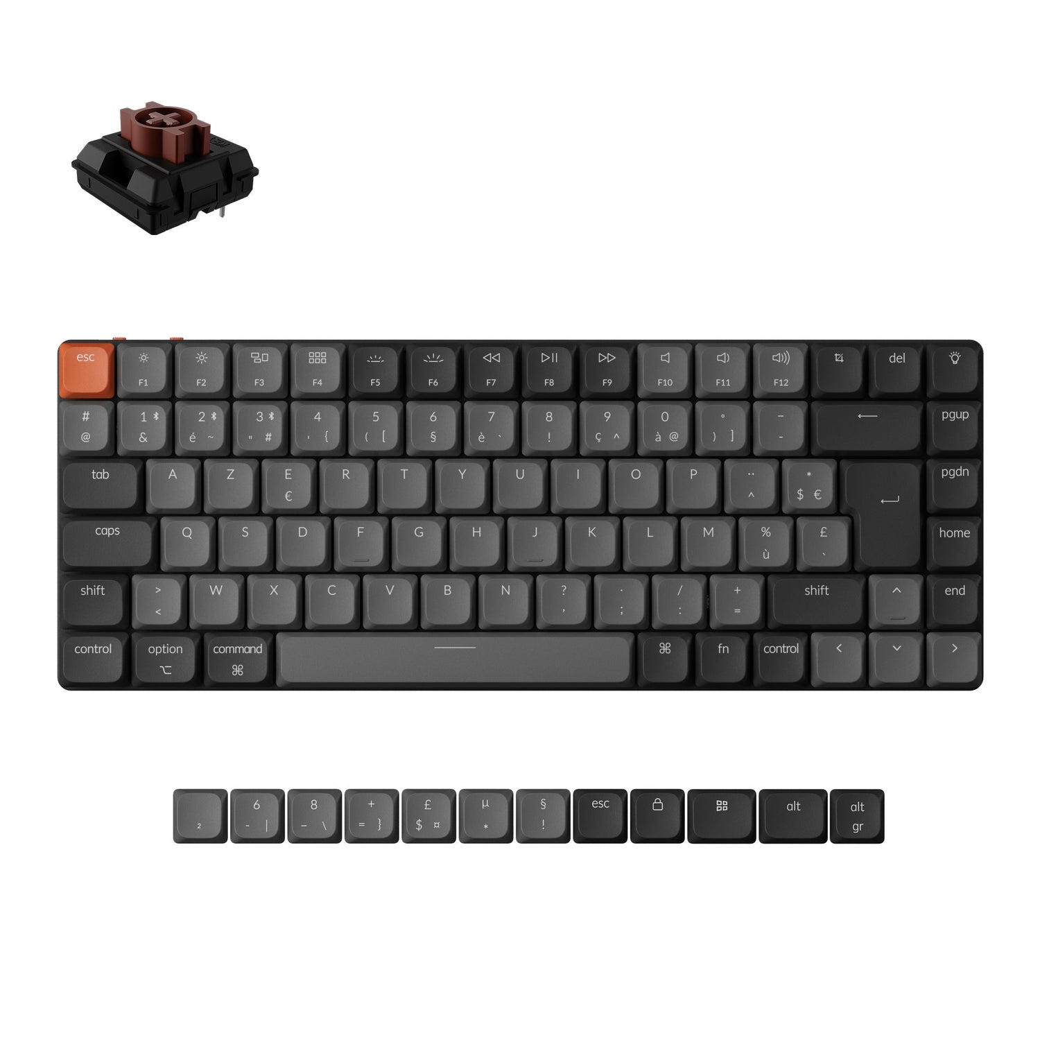 Keychron K3 QMK Wireless Mechanical Keyboard (ISO Layout) - Version 3