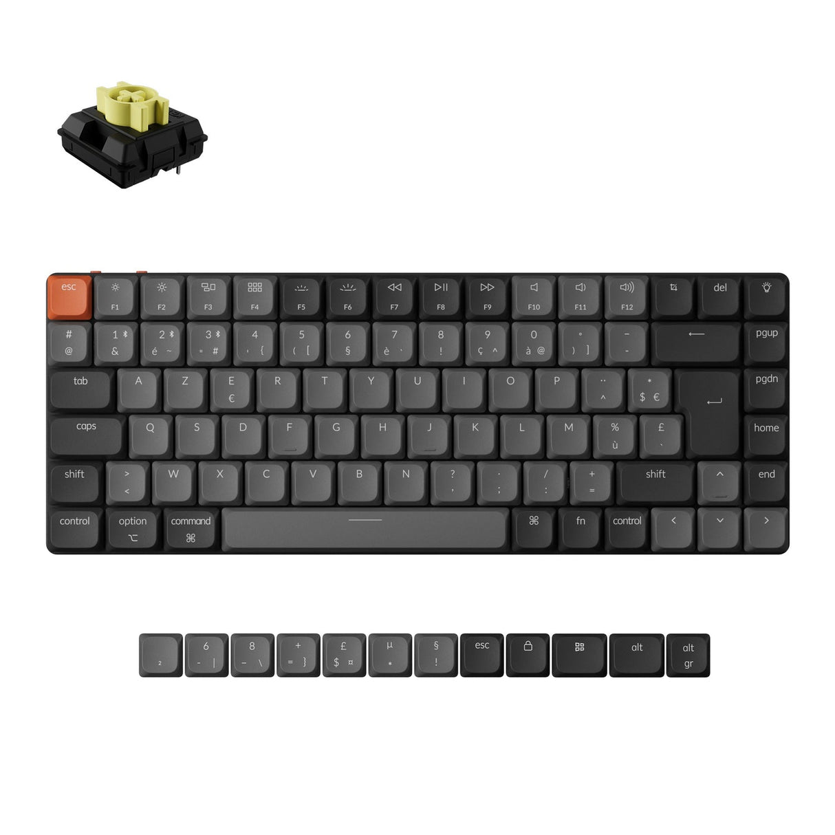 Keychron K3 QMK Wireless Mechanical Keyboard (ISO Layout) - Version 3