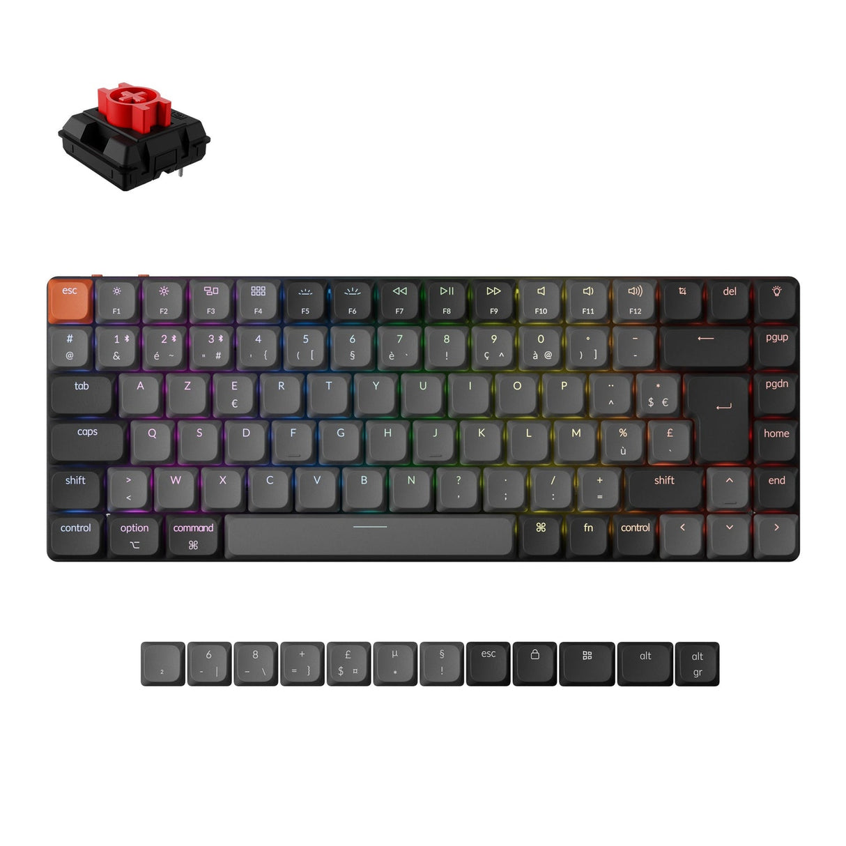 Keychron K3 QMK Wireless Mechanical Keyboard (ISO Layout) - Version 3