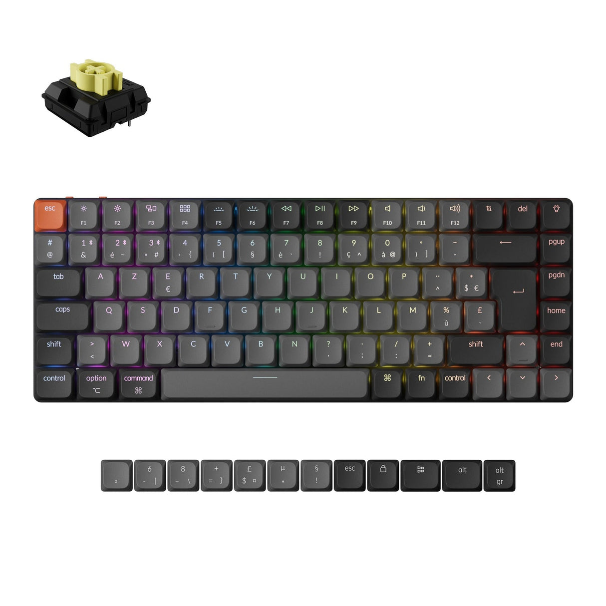 Keychron K3 QMK Wireless Mechanical Keyboard (ISO Layout) - Version 3