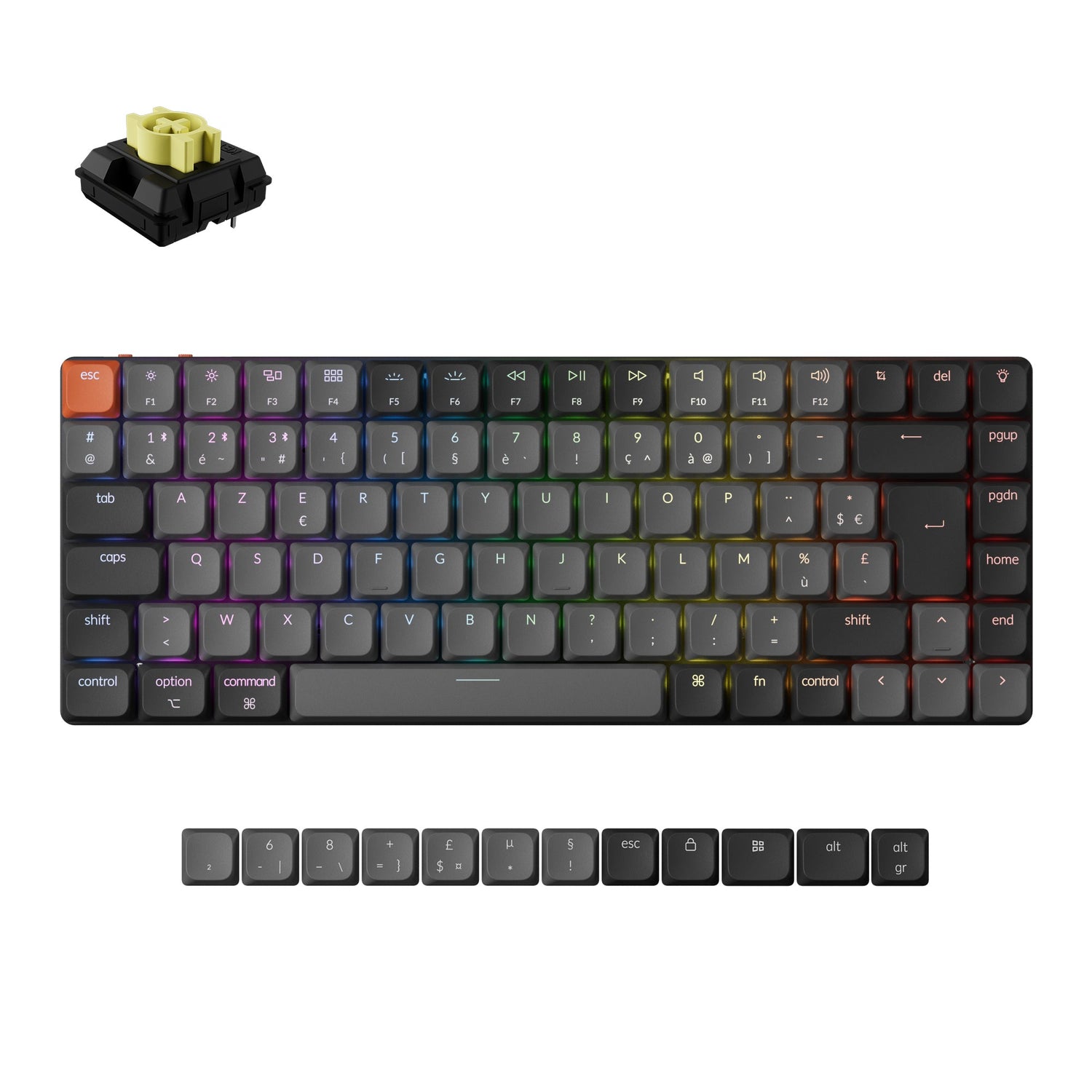 Keychron K3 QMK Wireless Mechanical Keyboard (ISO Layout) - Version 3