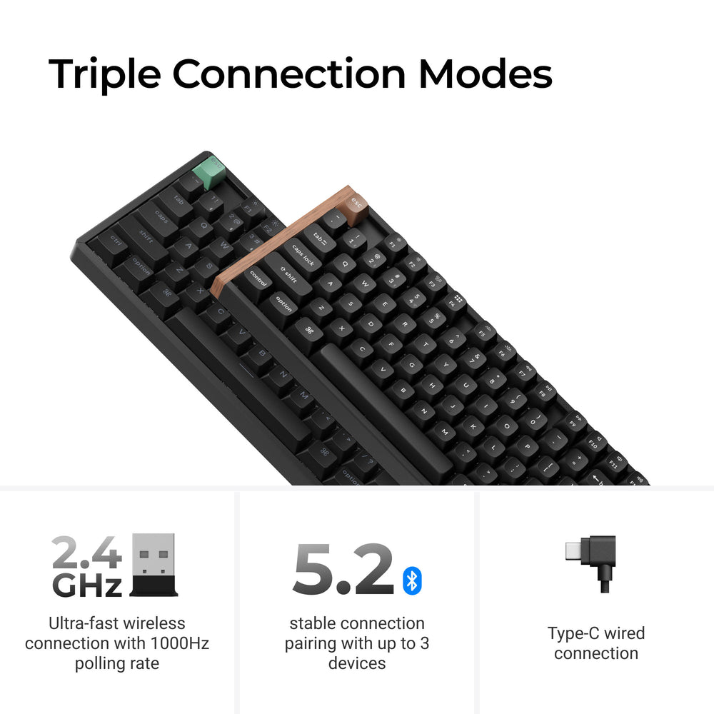 Teclado personalizado Keychron K8 HE inalámbrico con interruptor magnético (disposición US)