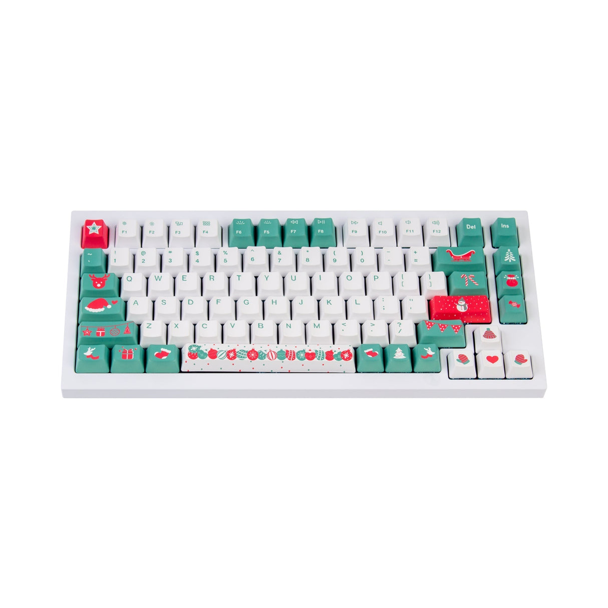 Conjunto de teclas OEM Dye-Sub PBT - Árbol de Navidad