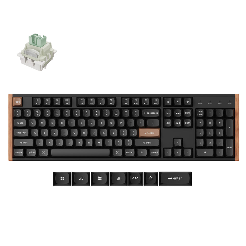 Teclado personalizado Keychron K10 HE inalámbrico con interruptor magnético (disposición US)