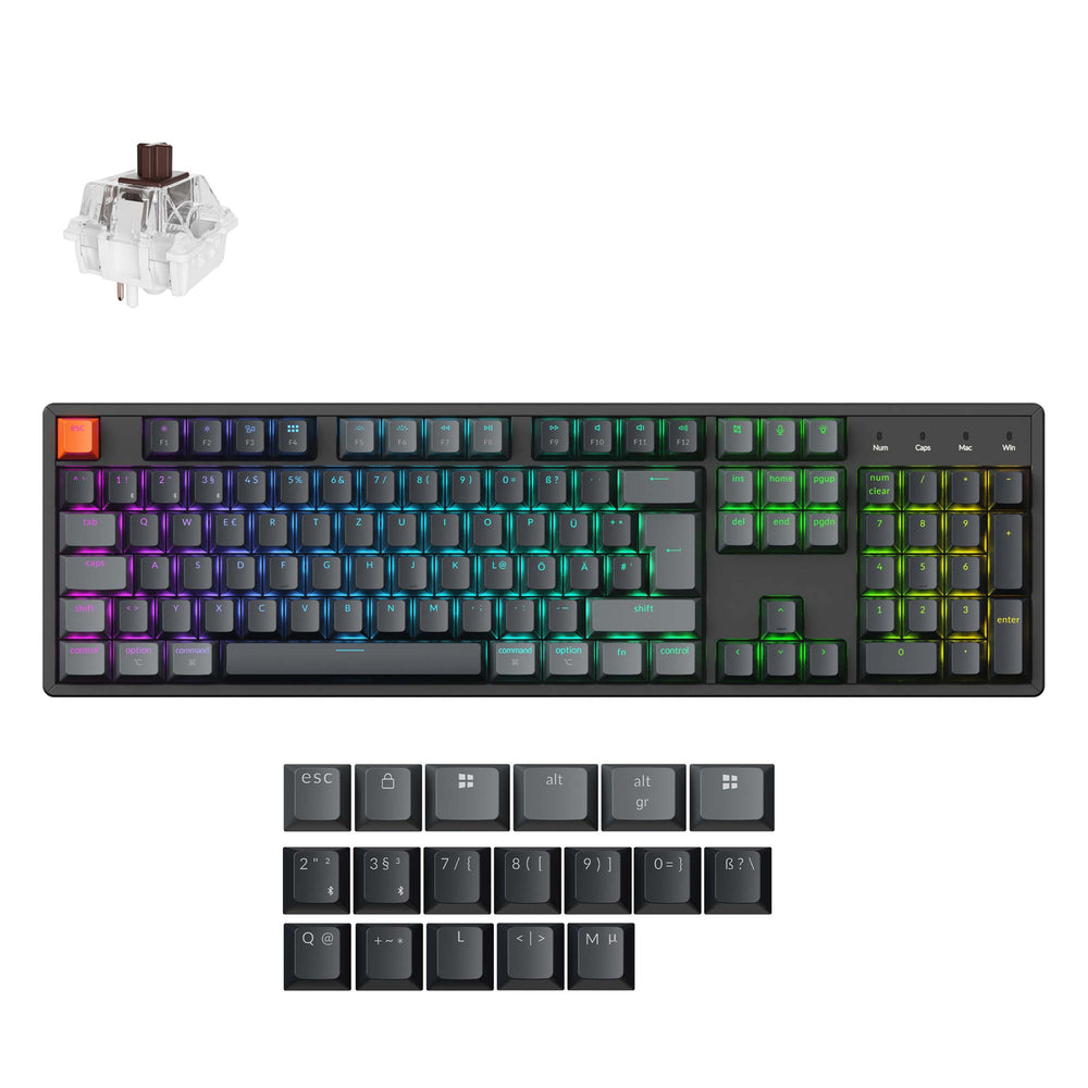Keychron K10 QMK Wireless Mechanical Keyboard ISO Layout Collection (Version 2)