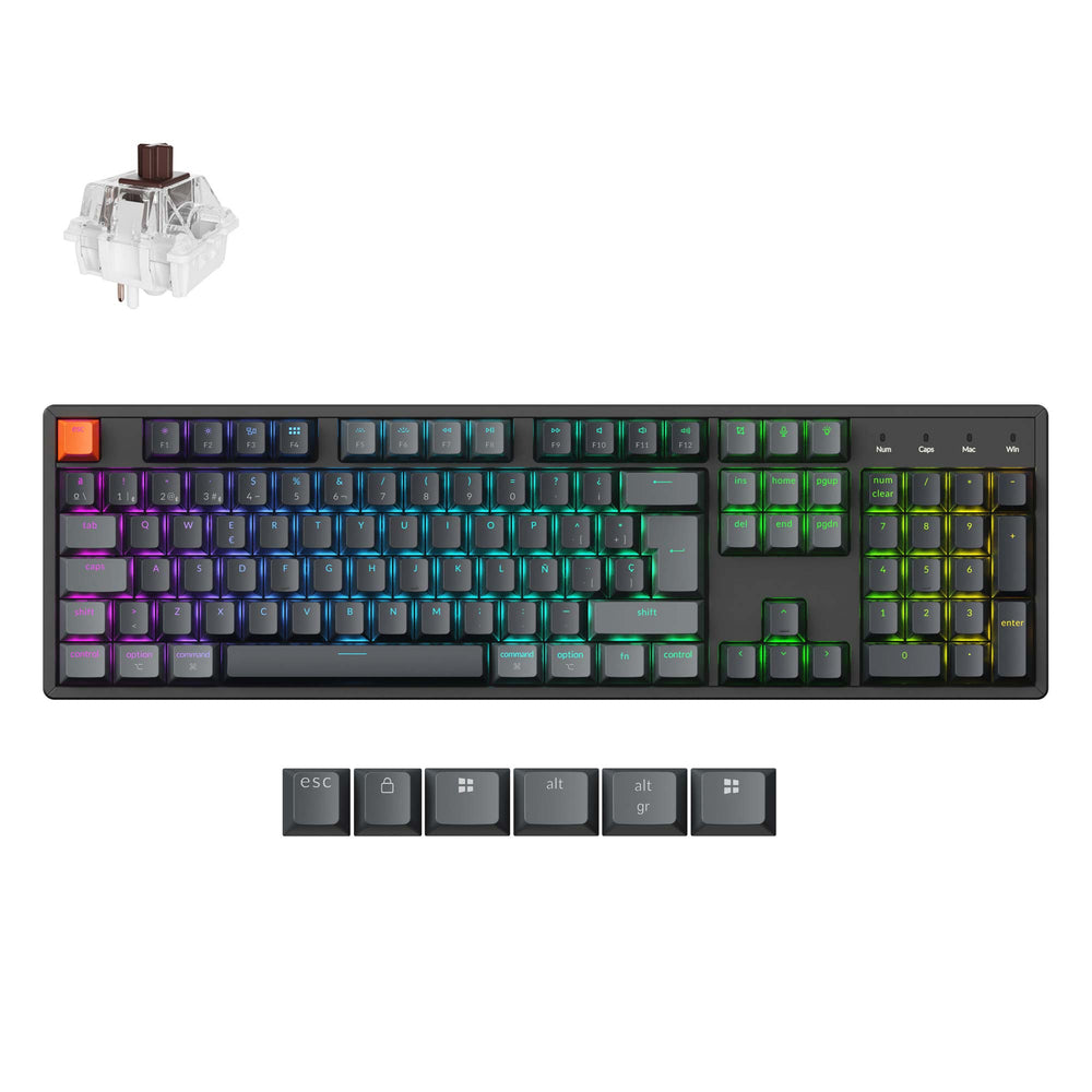 Keychron K10 QMK Wireless Mechanical Keyboard ISO Layout Collection (Version 2)