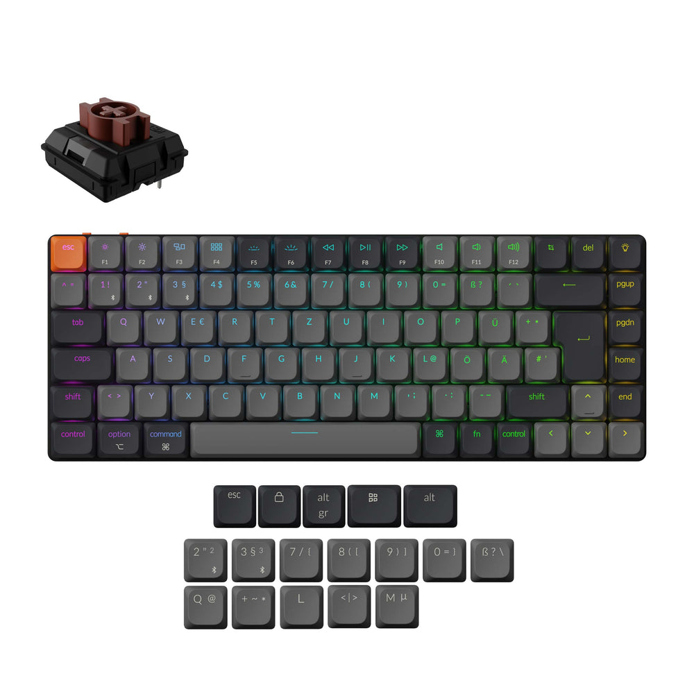 Keychron K3 QMK Wireless Mechanical Keyboard (ISO Layout) - Version 3
