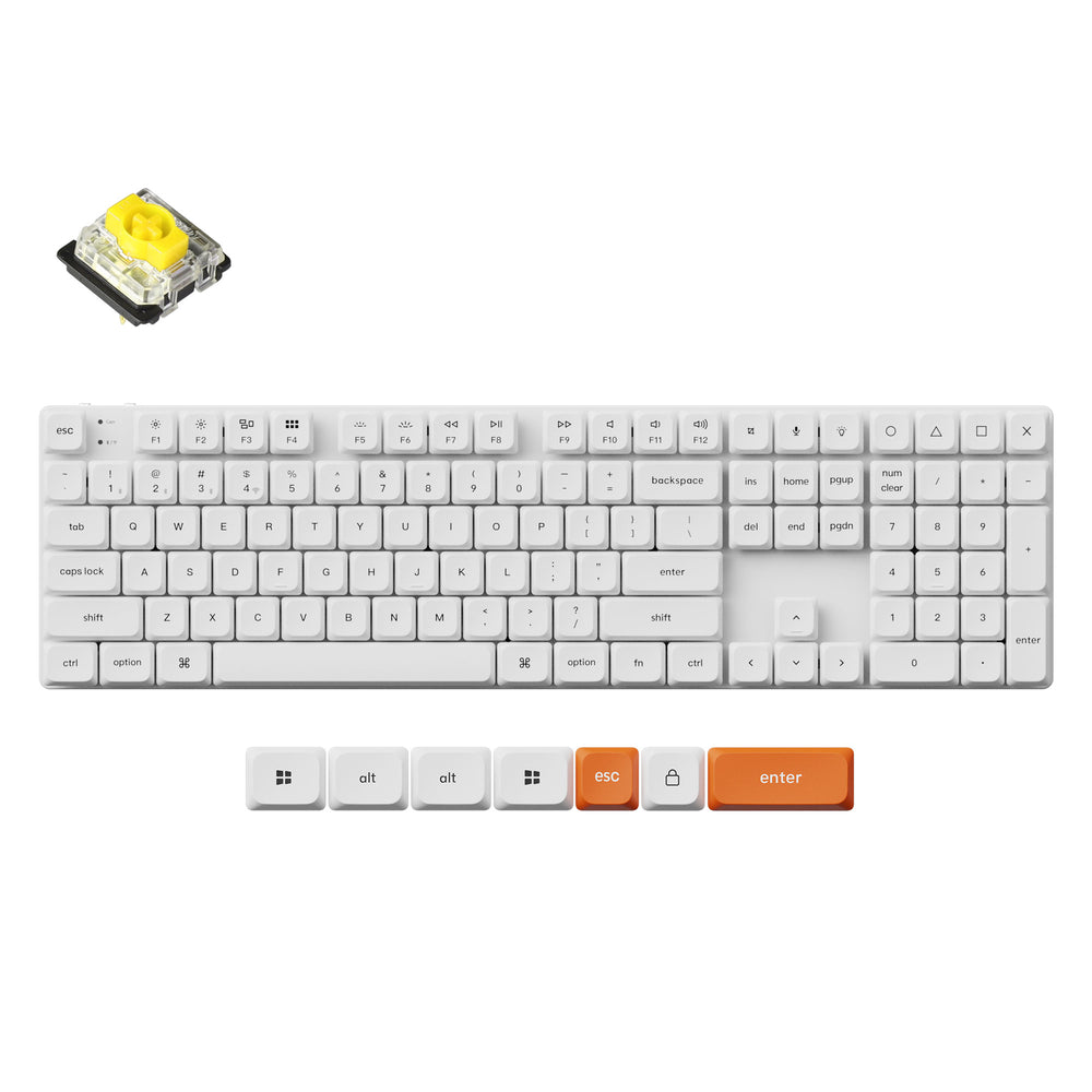 Teclado Mecánico Personalizado Inalámbrico Keychron K5 Max QMK/VIA (Teclado US ANSI)