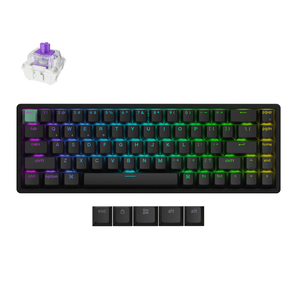 Teclado inalámbrico Keychron K6 HE con interruptores magnéticos (disposición US)