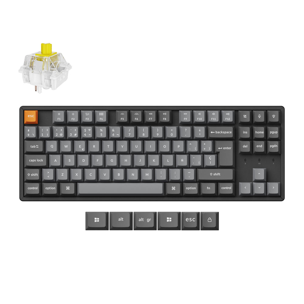 Keychron K8 Max QMK Wireless Mechanical Keyboard ISO Layout Collection