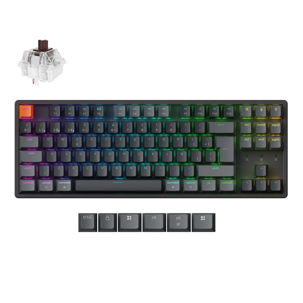 Keychron K8 QMK Wireless Mechanical Keyboard ISO Layout Collection (Version 2)