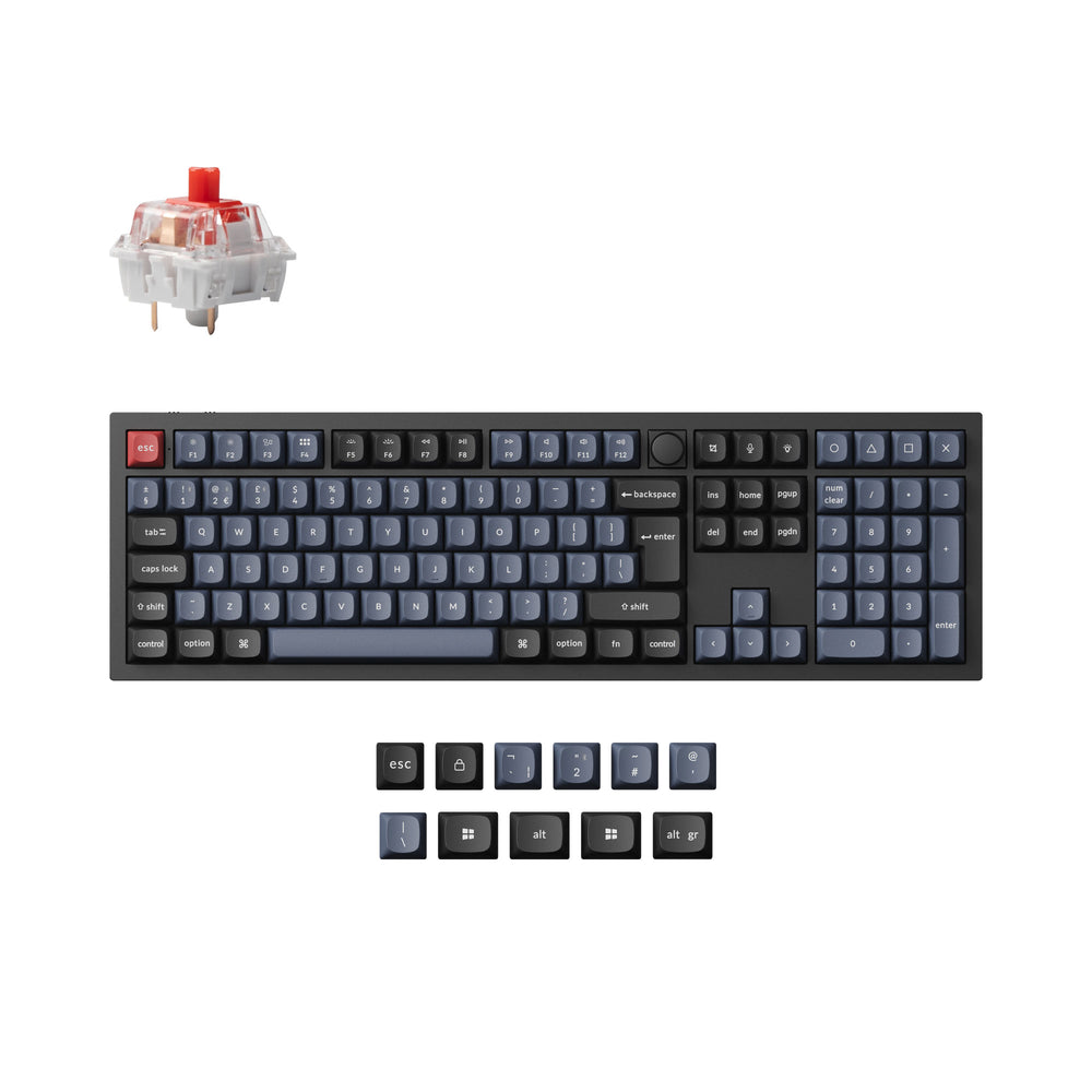 Colección de teclados mecánicos personalizados inalámbricos Keychron Q6 Pro QMK/VIA con distribución ISO