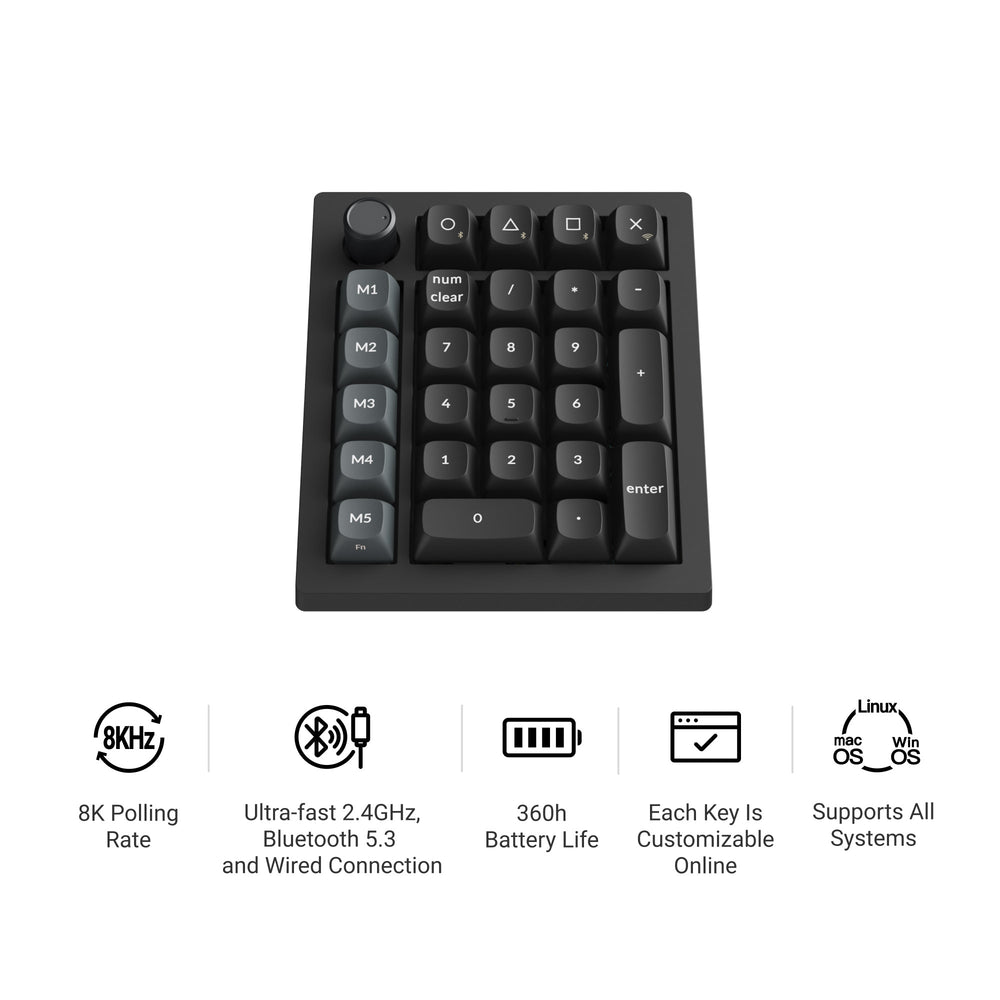 Keychron V0 Ultra 8K Wireless Custom Number Pad