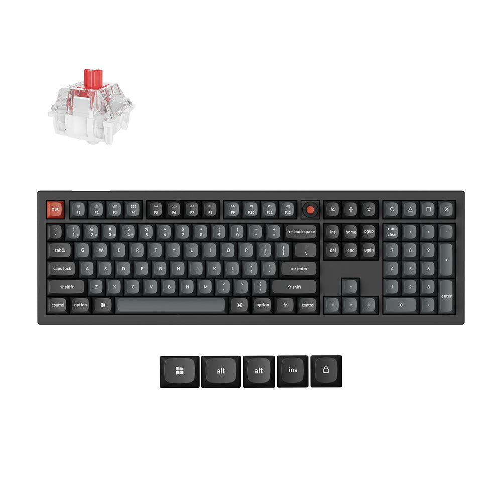 Keychron V6 8K QMK Wired Custom Mechanical Keyboard