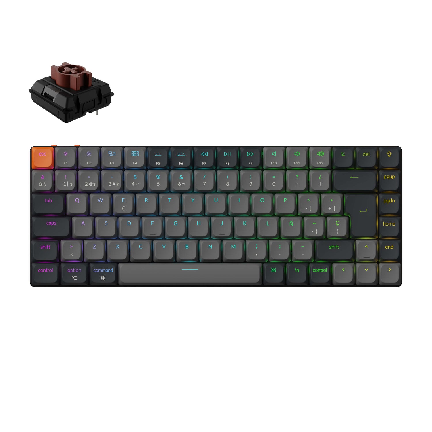 Keychron K3 QMK Wireless Mechanical Keyboard (ISO Layout) - Version 3