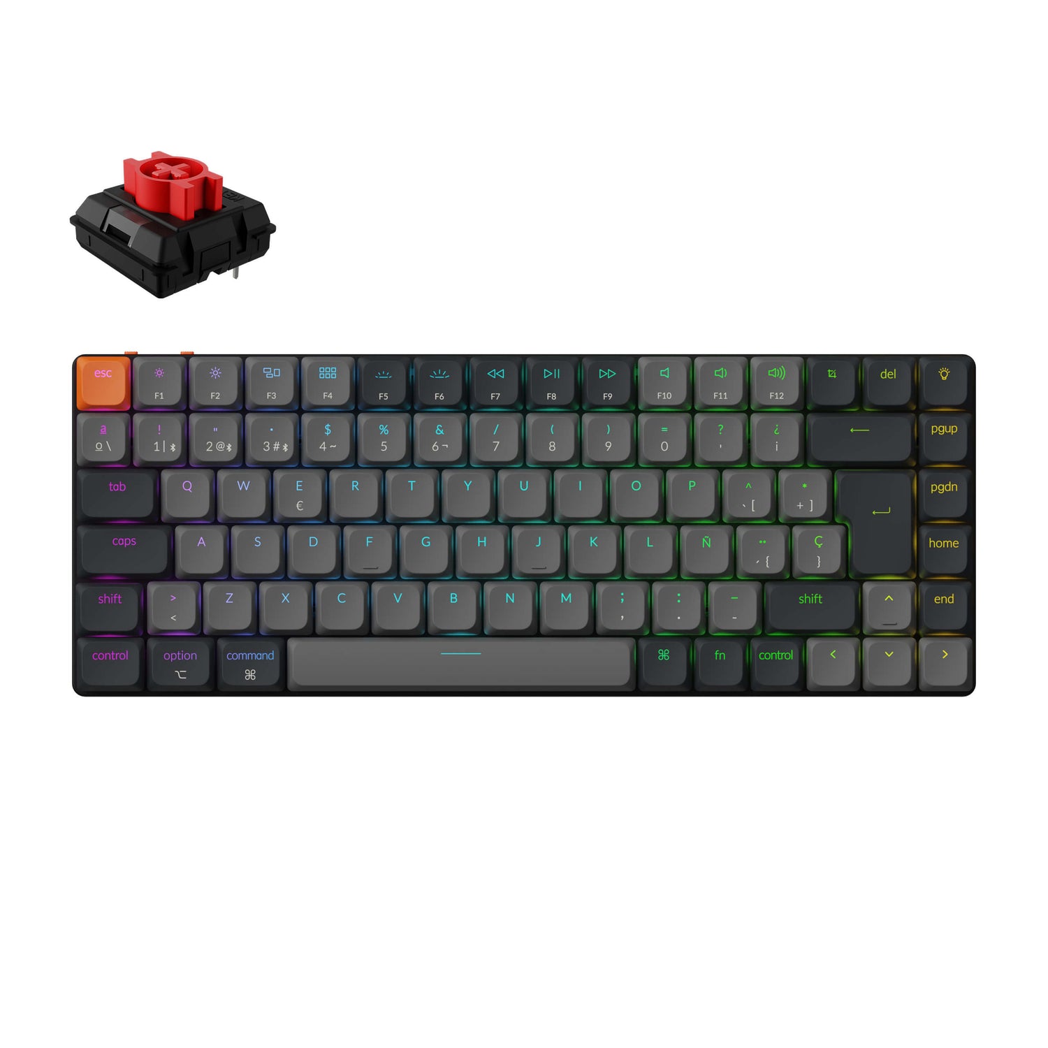 Keychron K3 QMK Wireless Mechanical Keyboard (ISO Layout) - Version 3
