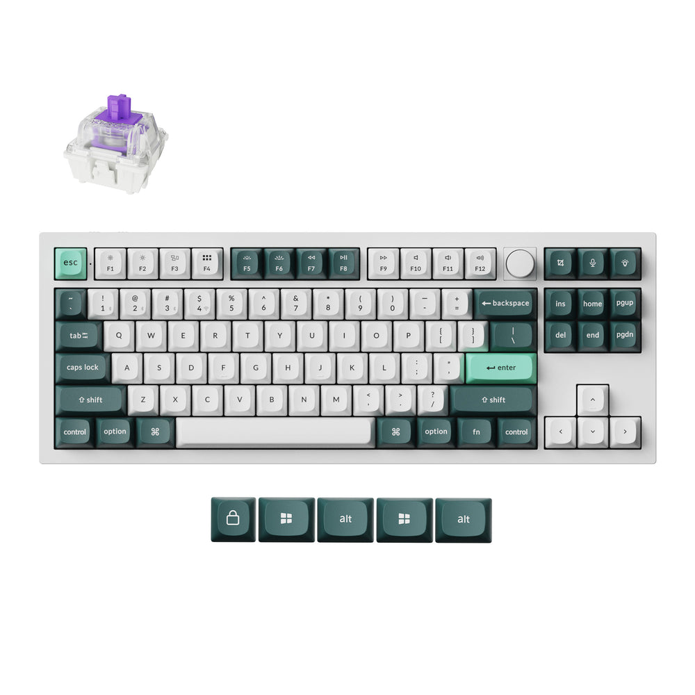 Teclado Personalizado Inalámbrico Keychron Q3 HE QMK (Distribución US)