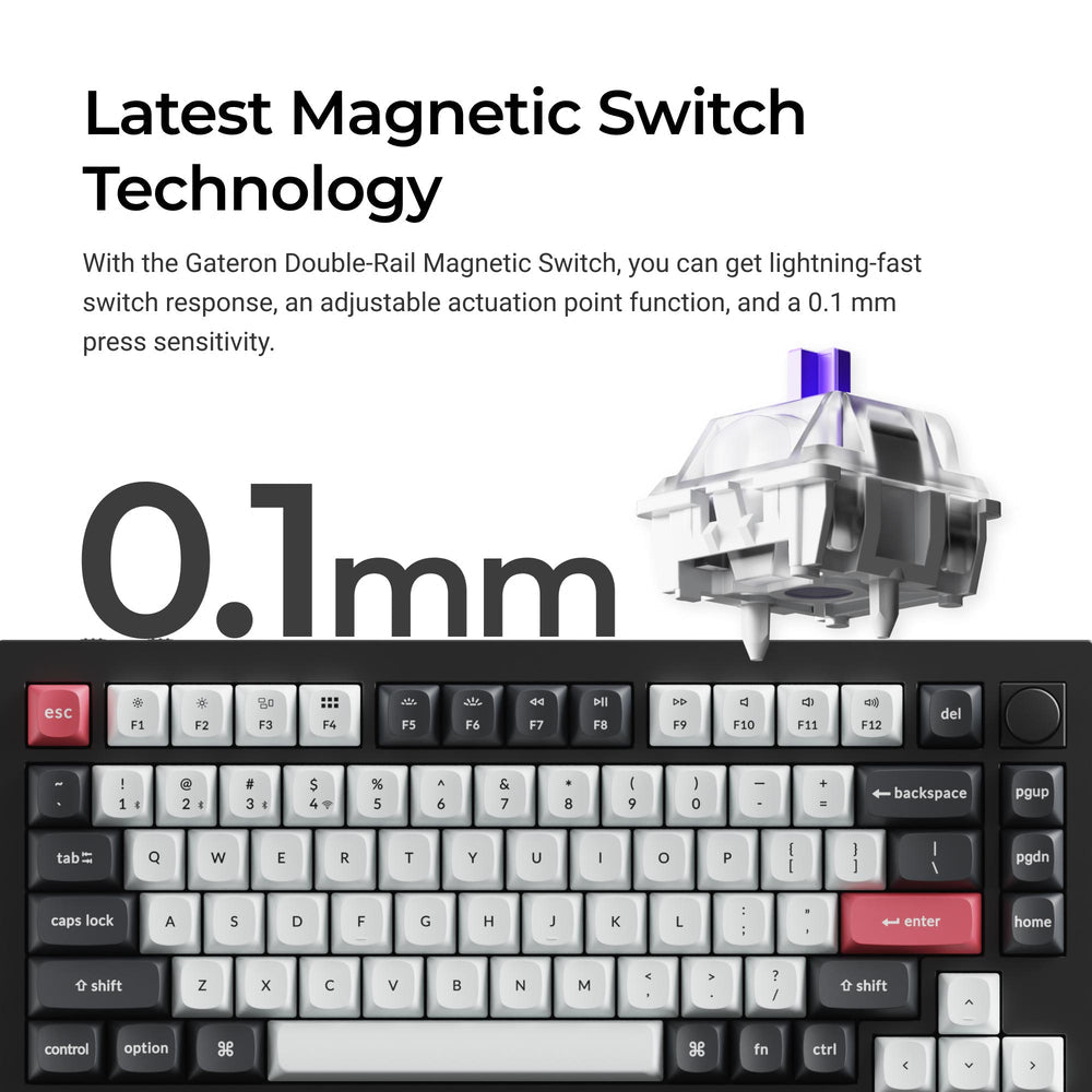 Keychron Q1 HE QMK Wireless Custom Keyboard
