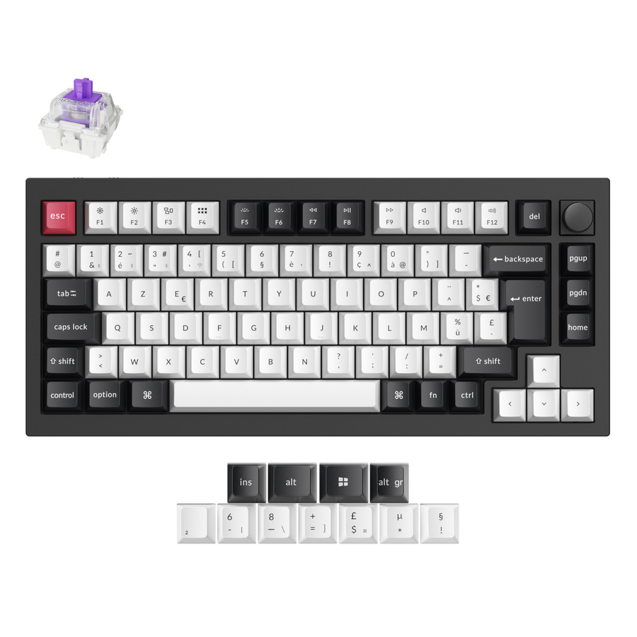 Keychron Q1 HE QMK Wireless Custom Keyboard ISO Layout Collection