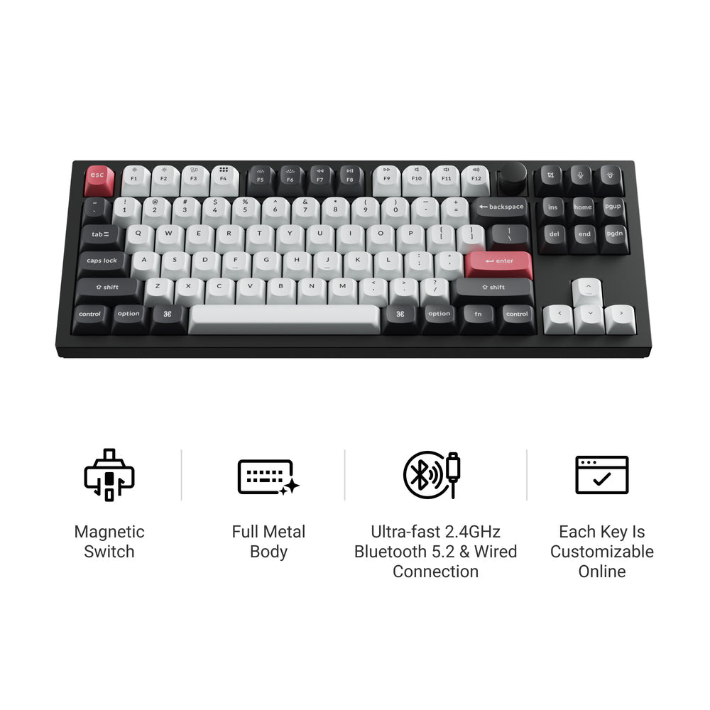 Teclado Personalizado Inalámbrico Keychron Q3 HE QMK (Distribución US)