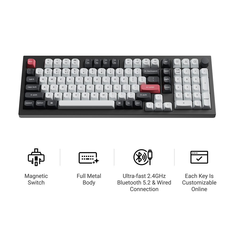 Keychron Q5 HE QMK Wireless Custom Keyboard (US Layout)