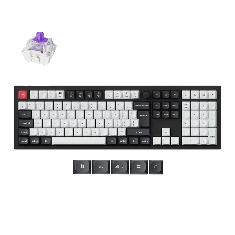 Keychron Q6 HE QMK Wireless Custom Keyboard ISO Layout Collection
