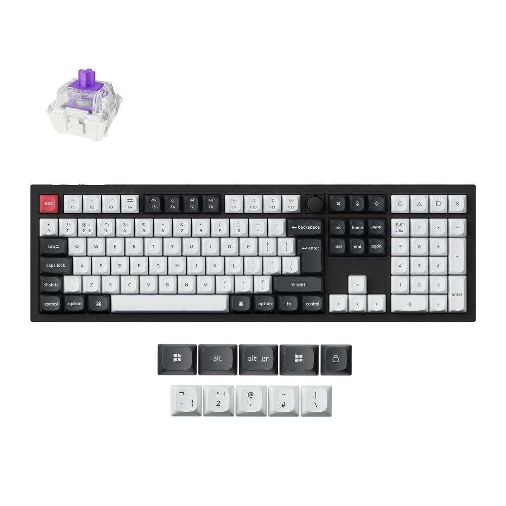 Keychron Q6 HE QMK Wireless Custom Keyboard ISO Layout Collection