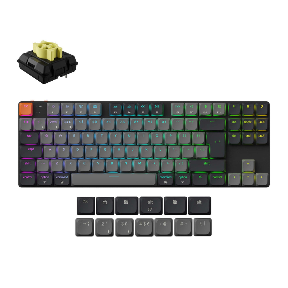 Keychron K1 QMK Wireless Mechanical Keyboard (ISO Layout) - Version 6