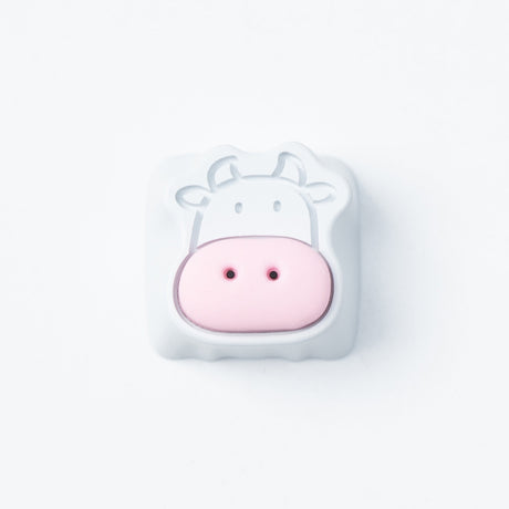 Cute Cows Aluminium Alloy Artisan Keycap