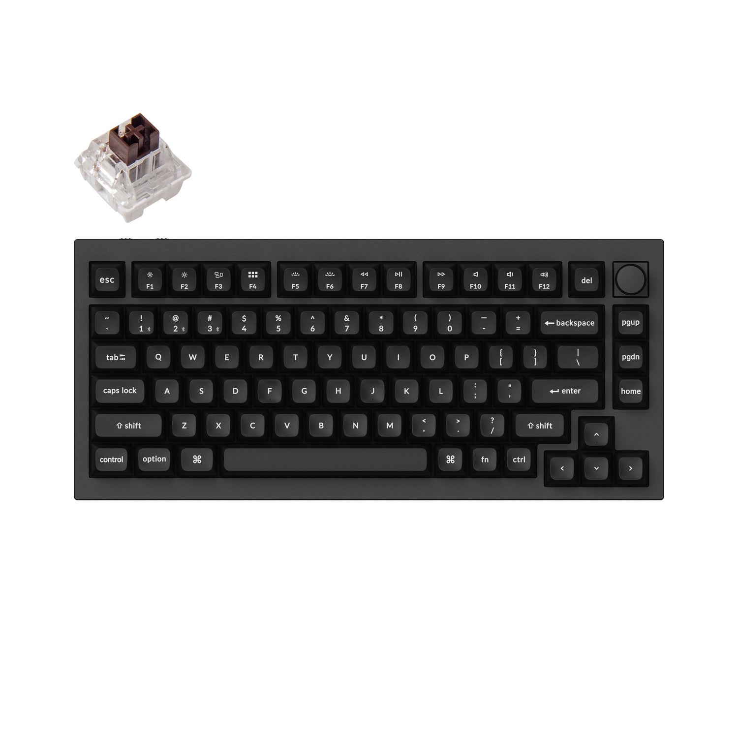 Teclado Mecánico Personalizado Inalámbrico Keychron Q1 Pro QMK/VIA (Distribución US)