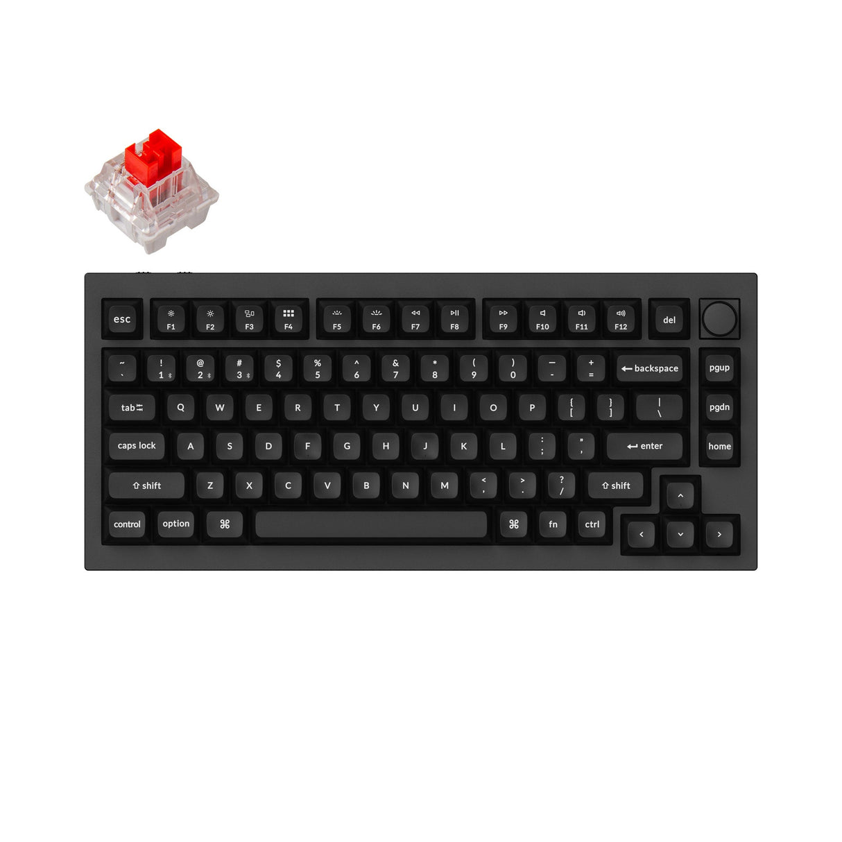 Teclado Mecánico Personalizado Inalámbrico Keychron Q1 Pro QMK/VIA (Distribución US)