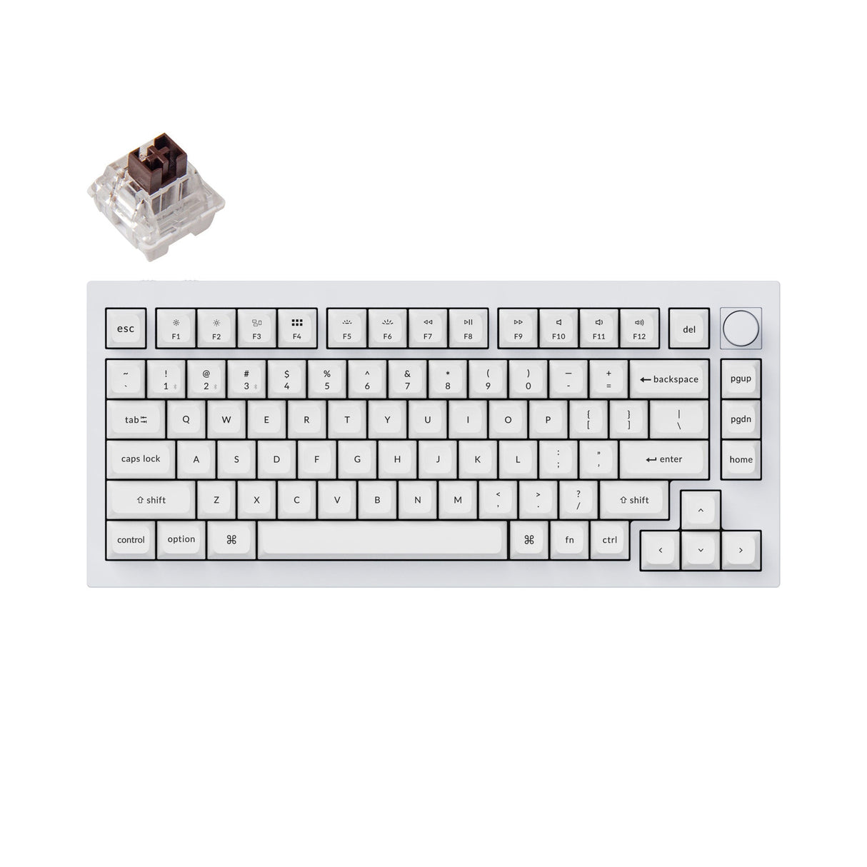 Teclado Mecánico Personalizado Inalámbrico Keychron Q1 Pro QMK/VIA (Distribución US)