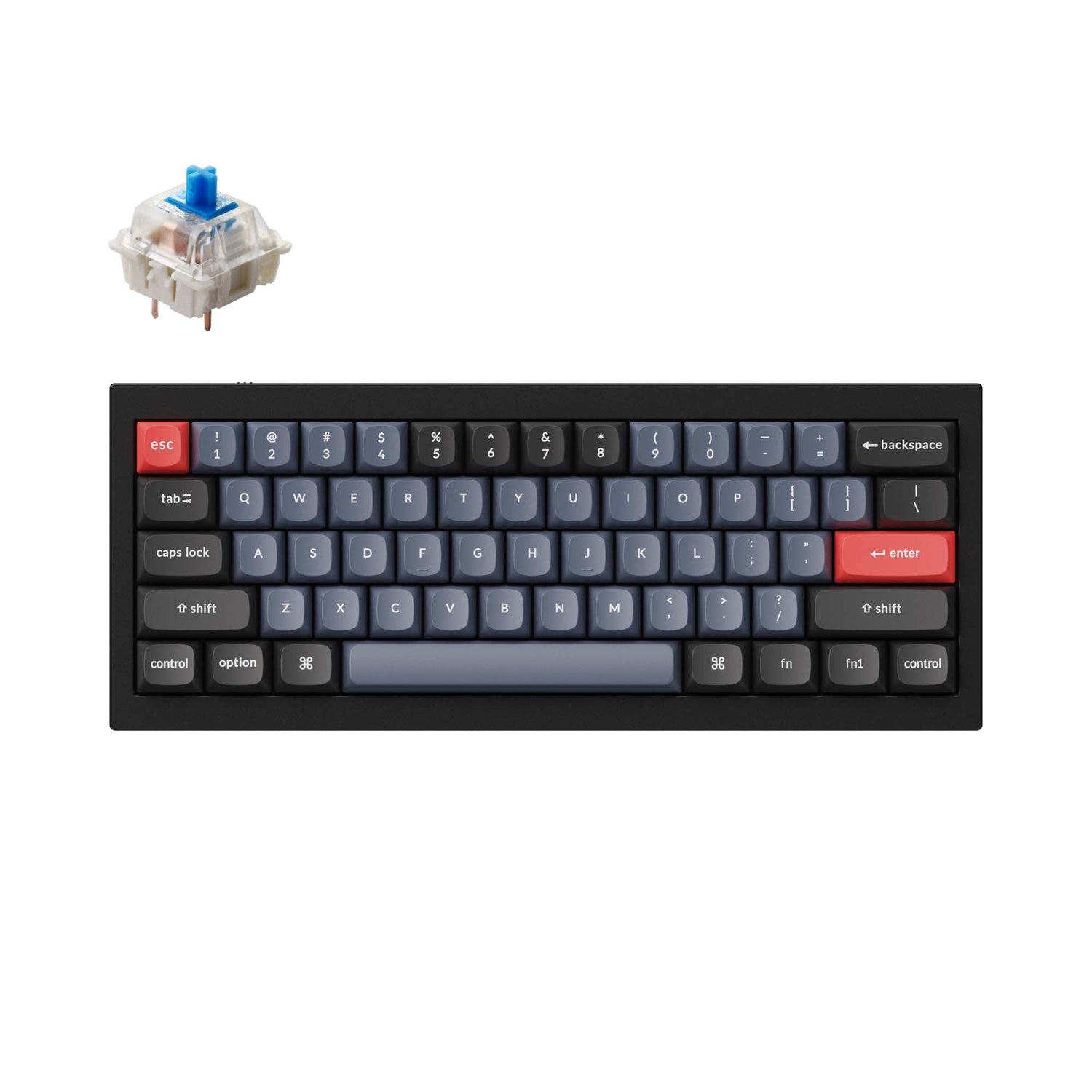 Teclado Mecánico Personalizado Keychron Q4 QMK (Distribución ANSI)