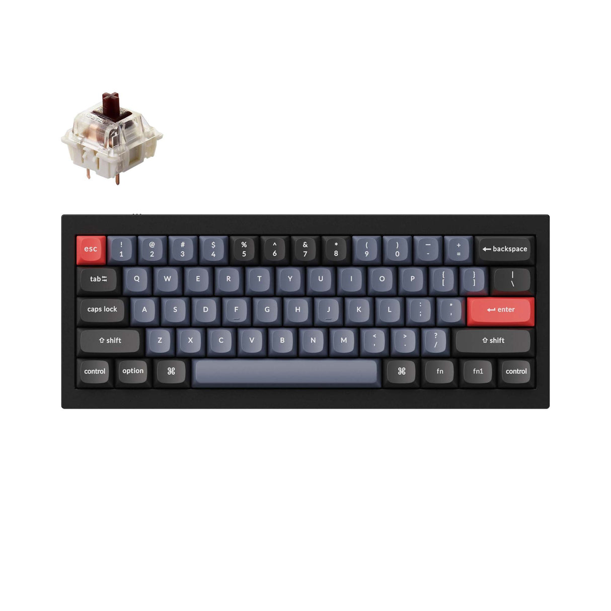 Teclado Mecánico Personalizado Keychron Q4 QMK (Distribución ANSI)