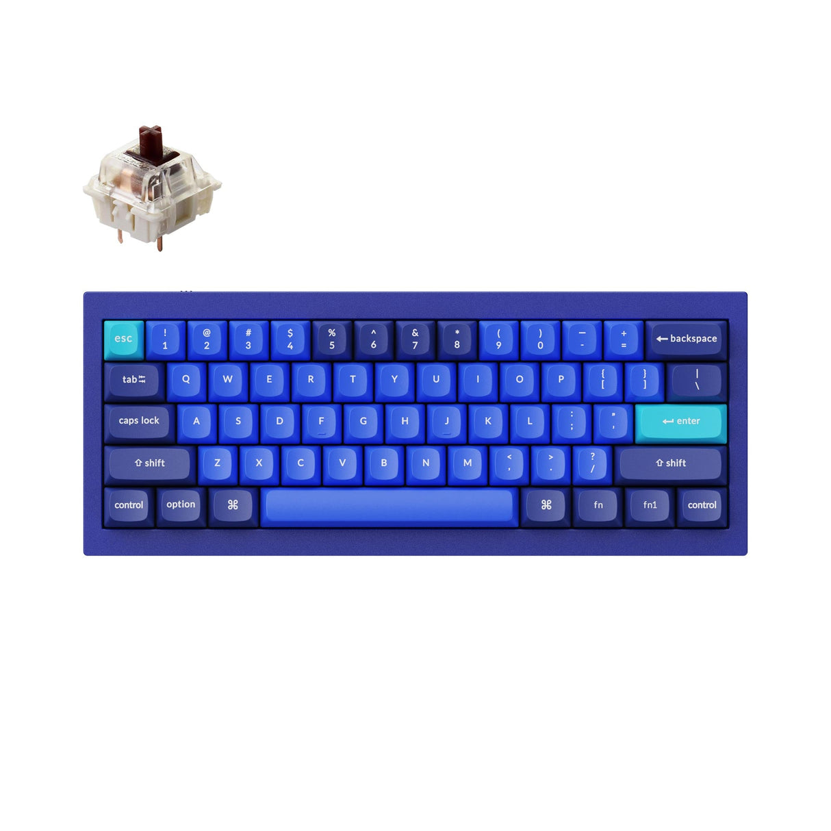 Teclado Mecánico Personalizado Keychron Q4 QMK (Distribución ANSI)