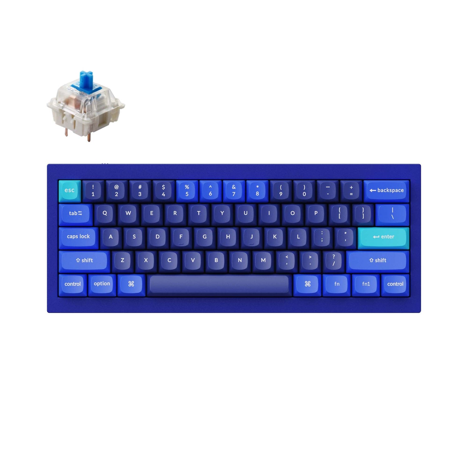 Teclado Mecánico Personalizado Keychron Q4 QMK (Distribución ANSI)