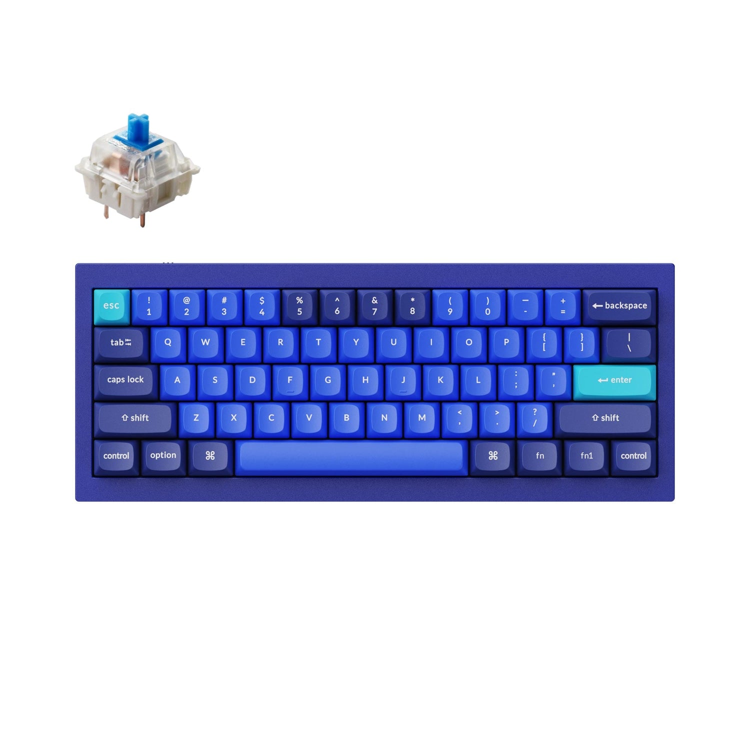 Teclado Mecánico Personalizado Keychron Q4 QMK (Distribución ANSI)