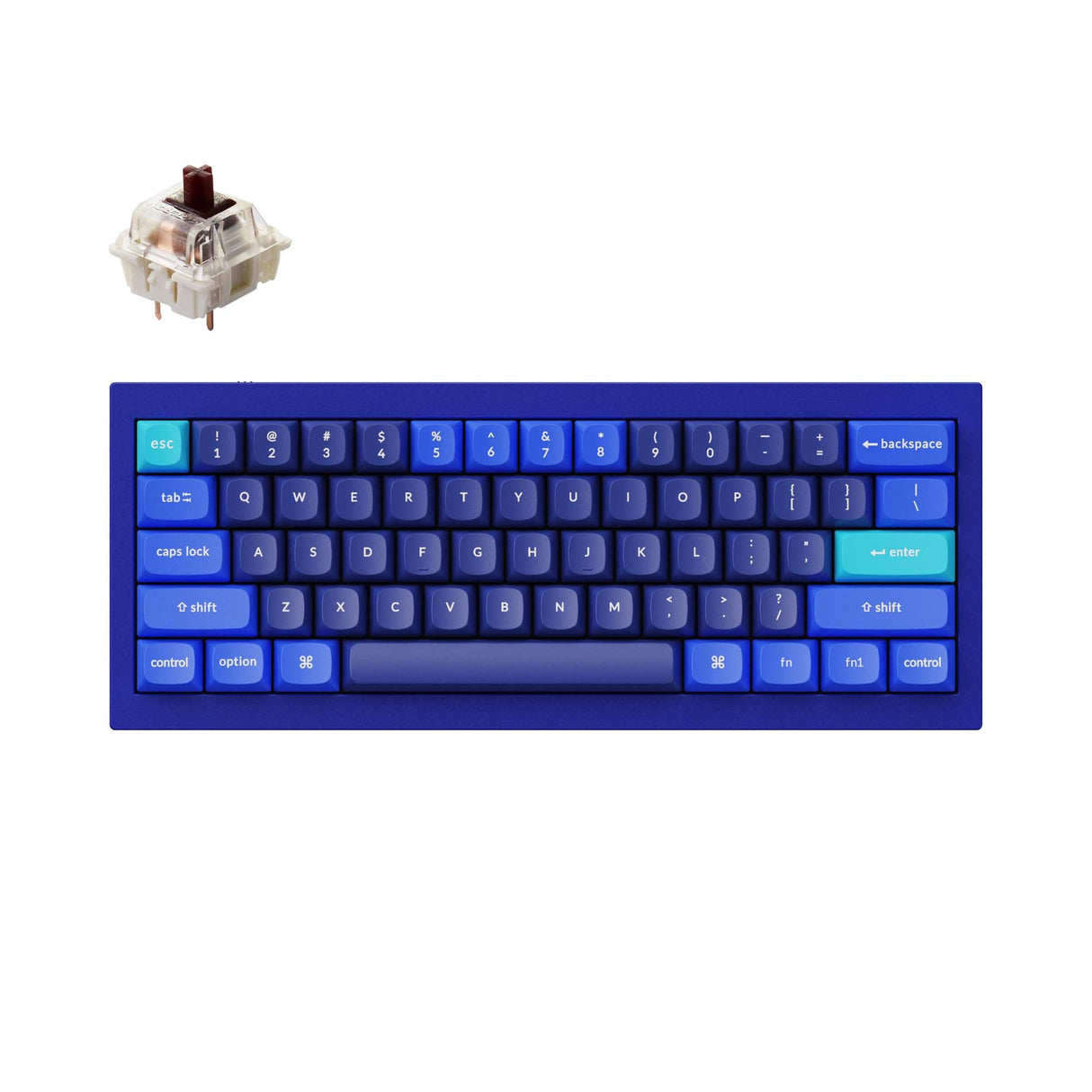 Teclado Mecánico Personalizado Keychron Q4 QMK (Distribución ANSI)