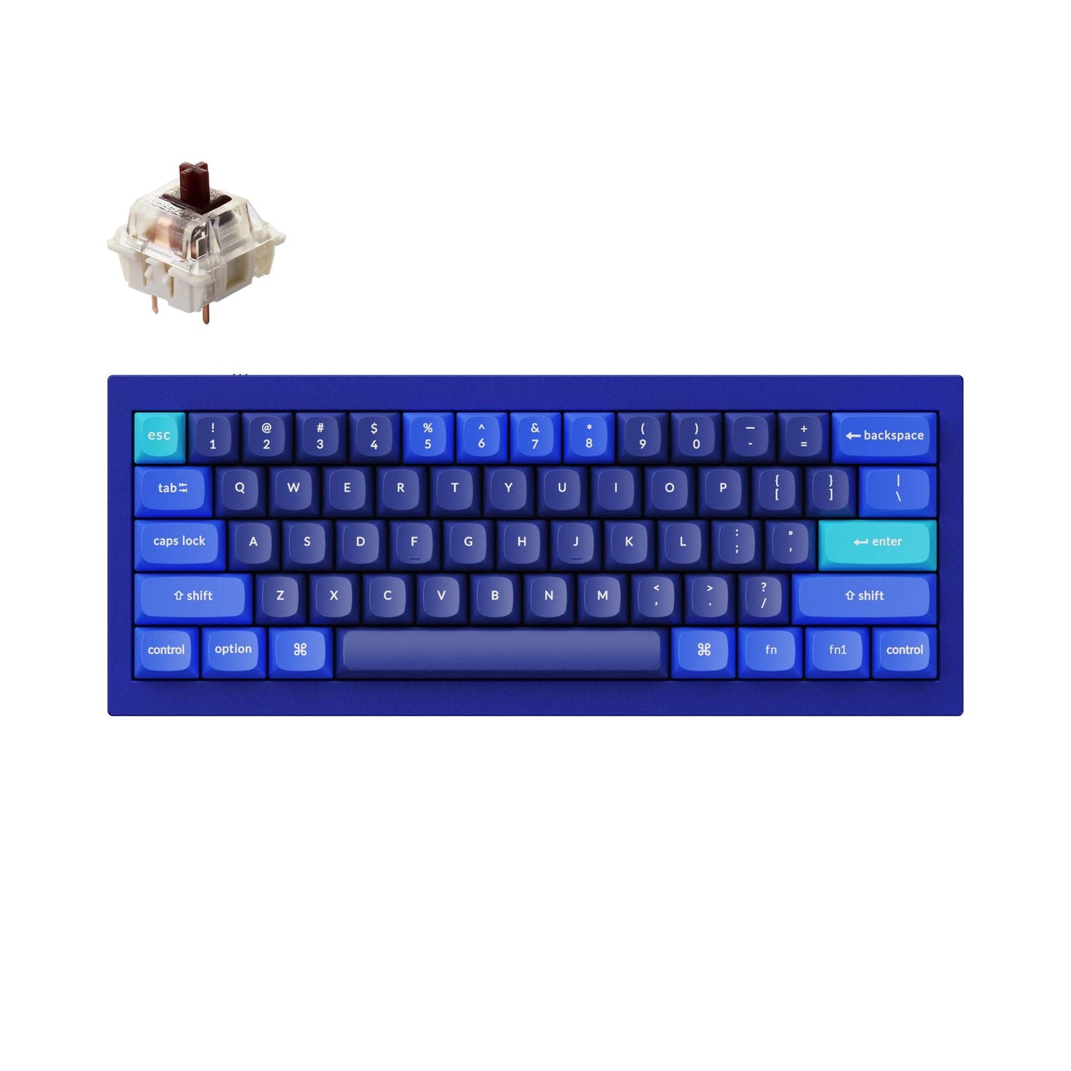 Teclado Mecánico Personalizado Keychron Q4 QMK (Distribución ANSI)