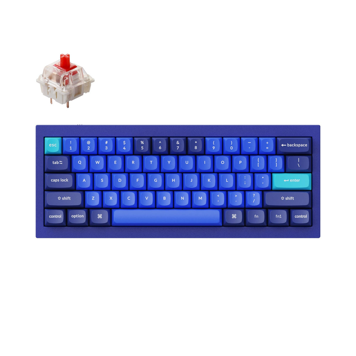 Teclado Mecánico Personalizado Keychron Q4 QMK (Distribución ANSI)