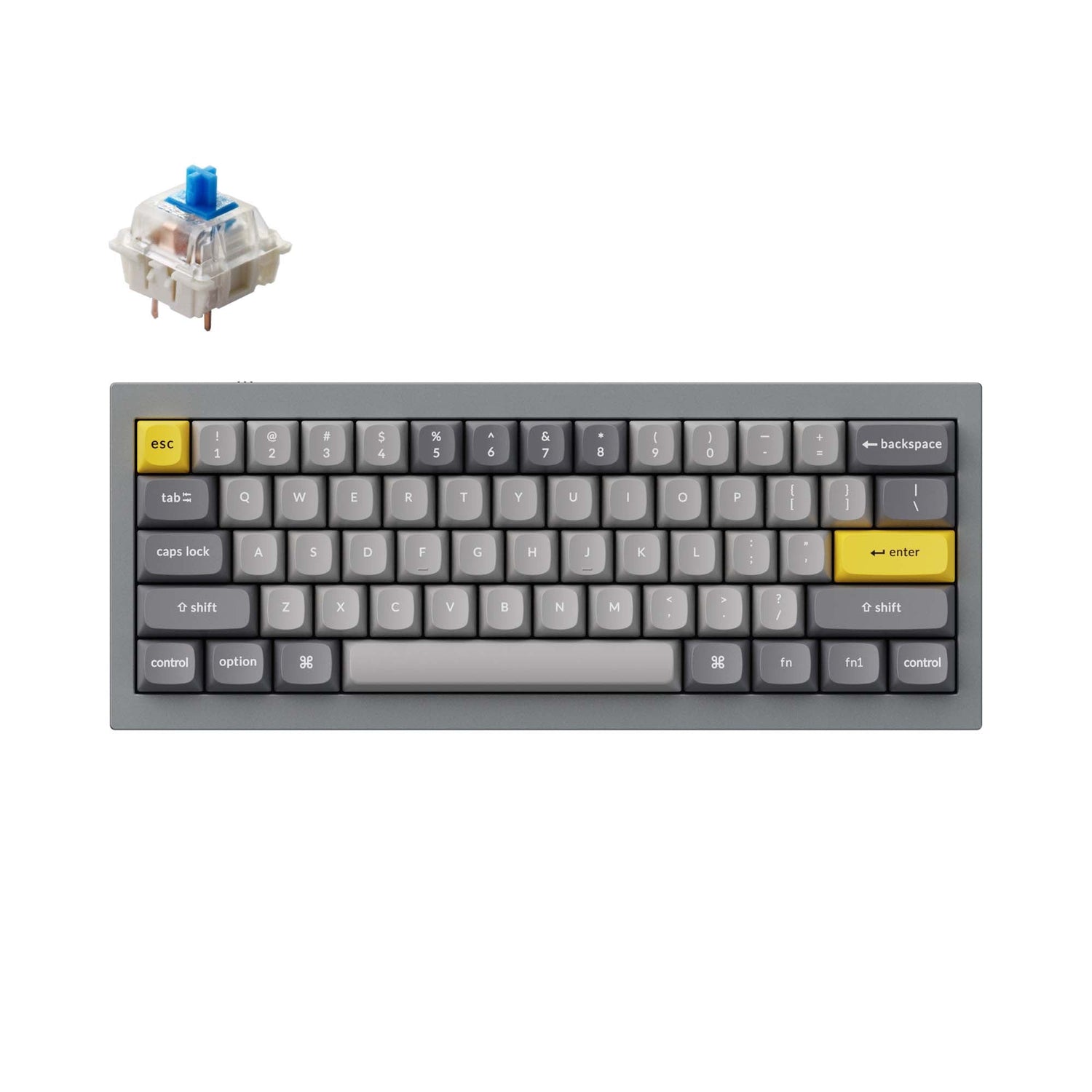 Teclado Mecánico Personalizado Keychron Q4 QMK (Distribución ANSI)