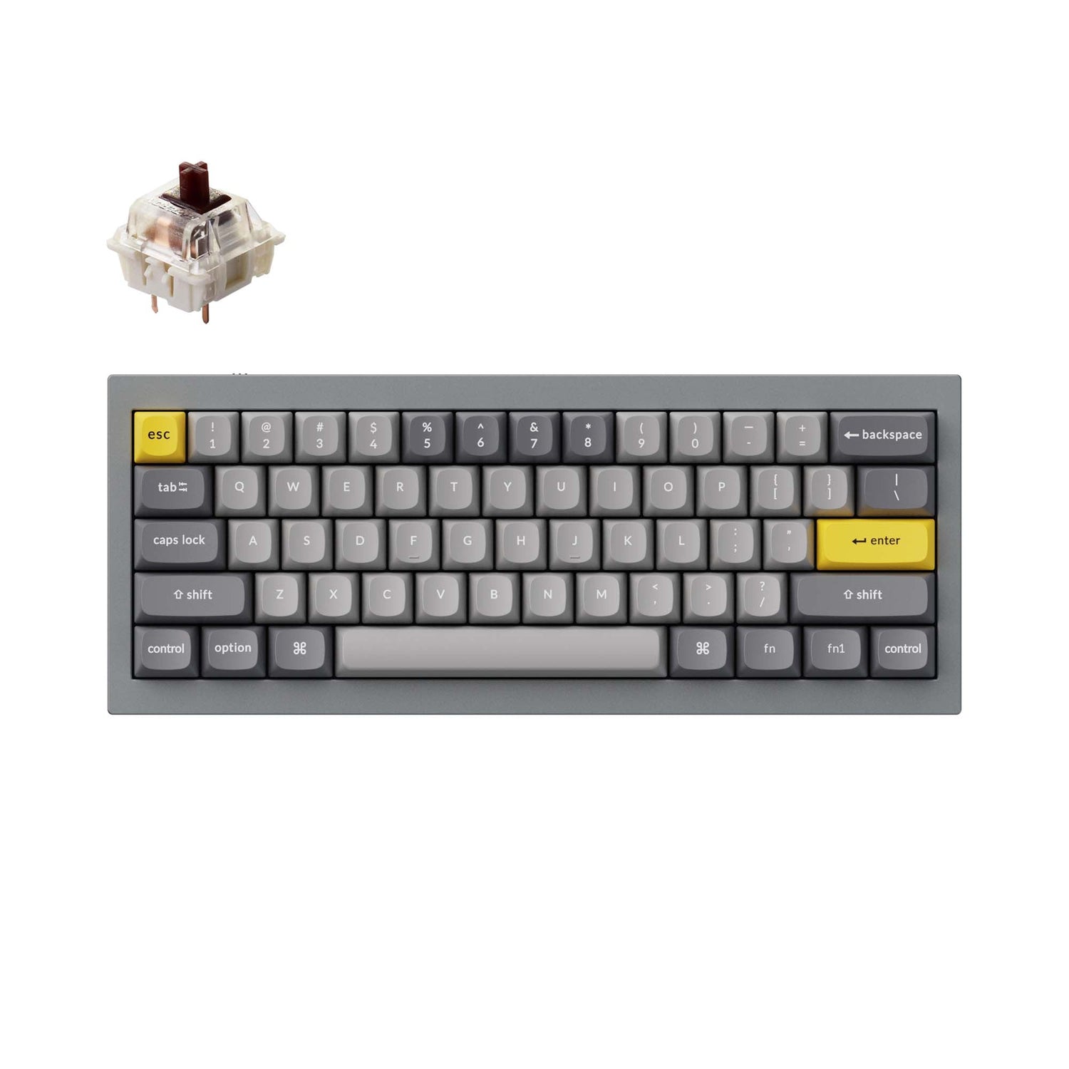 Teclado Mecánico Personalizado Keychron Q4 QMK (Distribución ANSI)