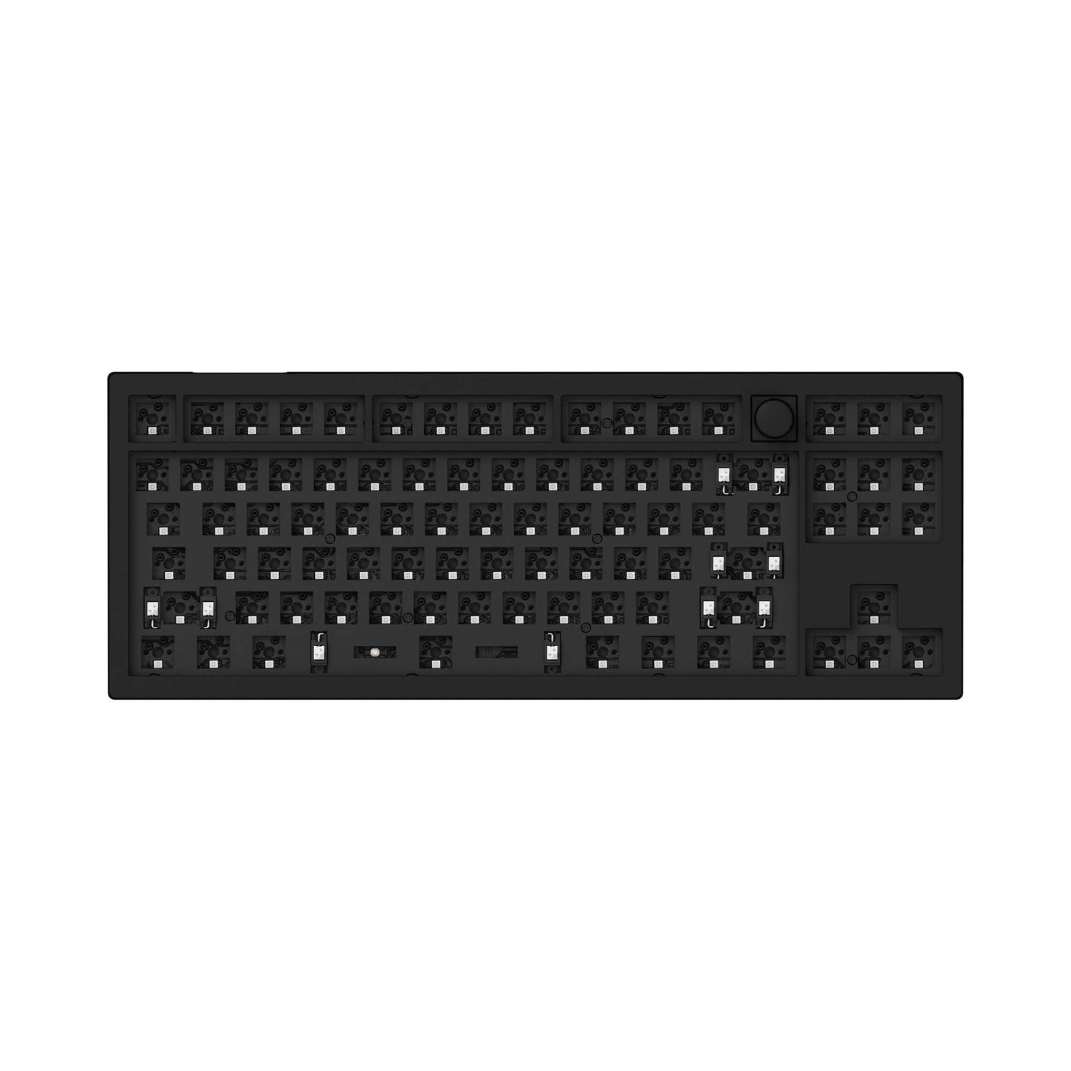 Keychron V3 Custom Mechanical Keyboard knob carbon black QMK/VIA tenkeyless hot-swappable barebone