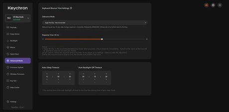 How to Set Keyboard Bounce Time on Launcher