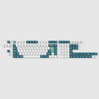 ISO Cherry Profile Dye-Sub PBT Full Set Keycap Set - White Mint